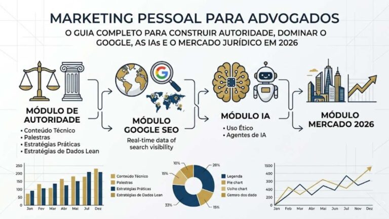 Marketing pessoal para advogados: o guia completo para construir autoridade, dominar o Google, as IAs e o mercado jurídico em 2026