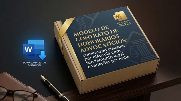 Modelo de contrato de honorários advocatícios: comentado cláusula por cláusula com fundamento legal e variações por nicho