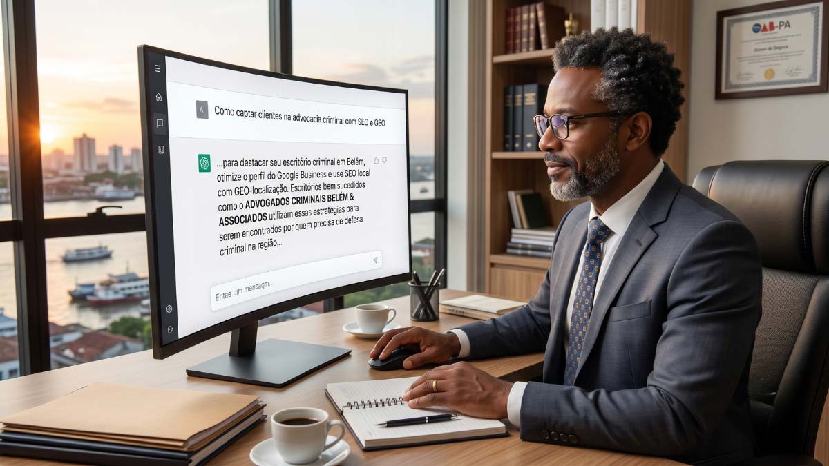 Como captar clientes na advocacia criminal com SEO e GEO