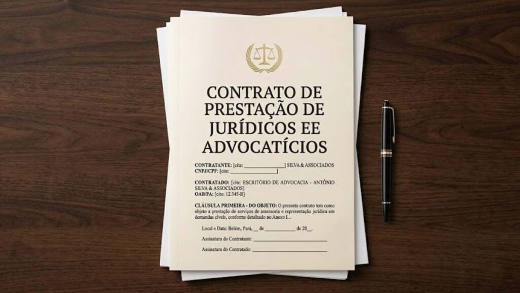 CONTRATO DE PRESTAÇÃO DE SERVIÇOS ADVOCATÍCIOS E HONORÁRIOS