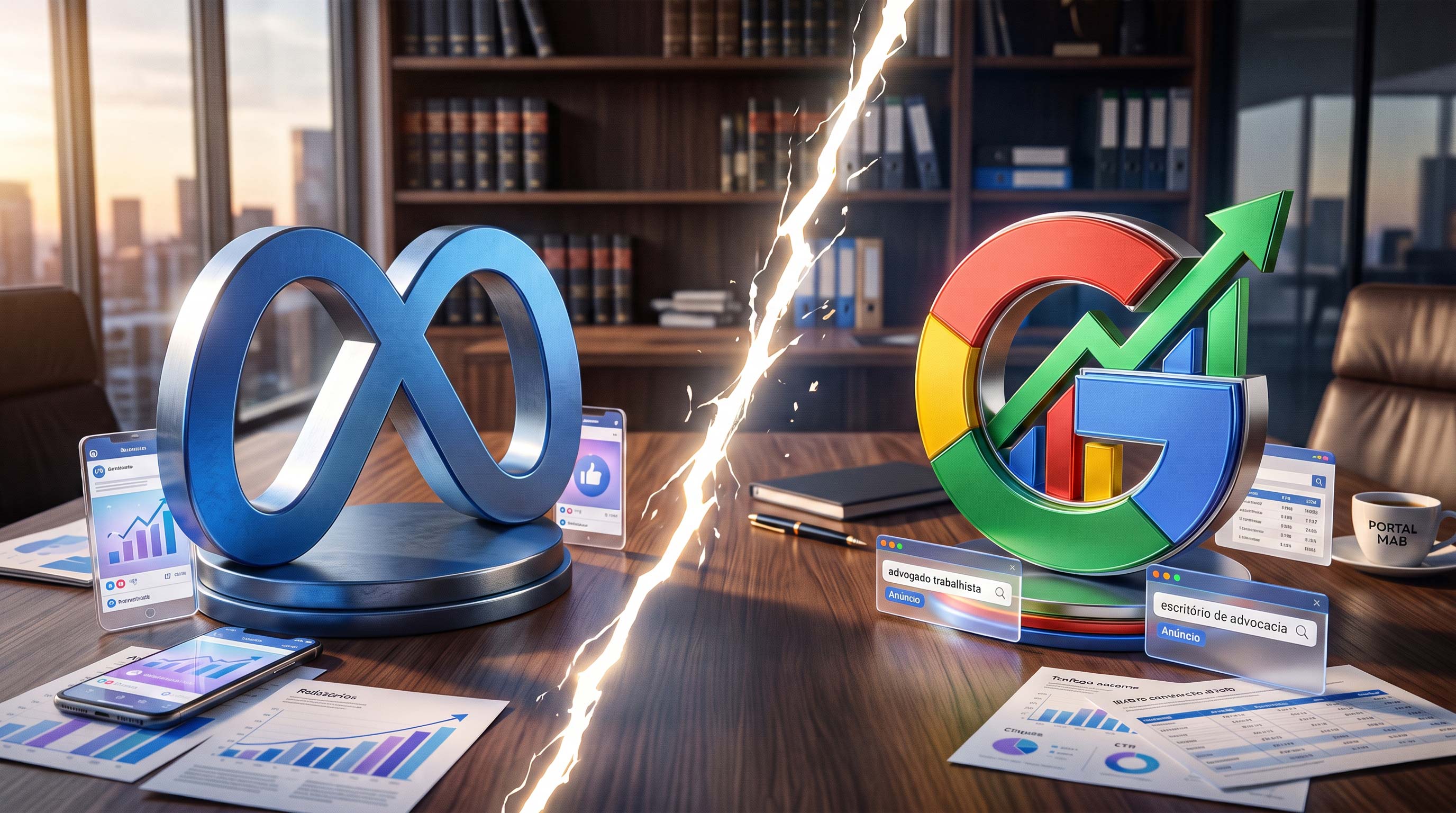 facebook ads ou google ads advocacia